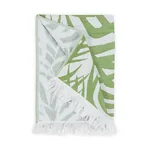 MSC009BCHTOJU | Zebra Palm Beach Towel - Jungle Schumacher Zebra Palm Beach Towel in Jungle (MSC009BCHTOJU)