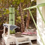 MSC009BCHTOJU | Zebra Palm Beach Towel - Jungle Schumacher Zebra Palm Beach Towel in Jungle (MSC009BCHTOJU)