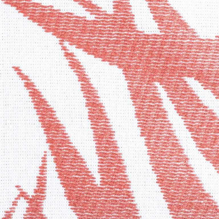 Schumacher Zebra Palm Beach Towel in Pink Coral (MSC009BCHTOPG)