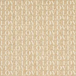Schumacher 80040 A Love Supreme Natural fabric swatch