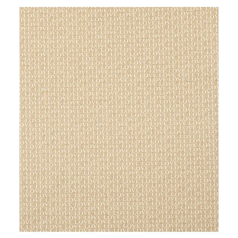 Schumacher 80040 A Love Supreme Natural fabric swatch