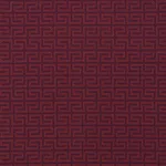 Schumacher 70234 A Maze Embroidery Berry fabric swatch