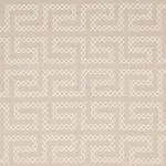 Schumacher 70231 A Maze Embroidery Sand fabric swatch
