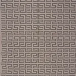 Schumacher 70232 A Maze Embroidery Stone fabric swatch
