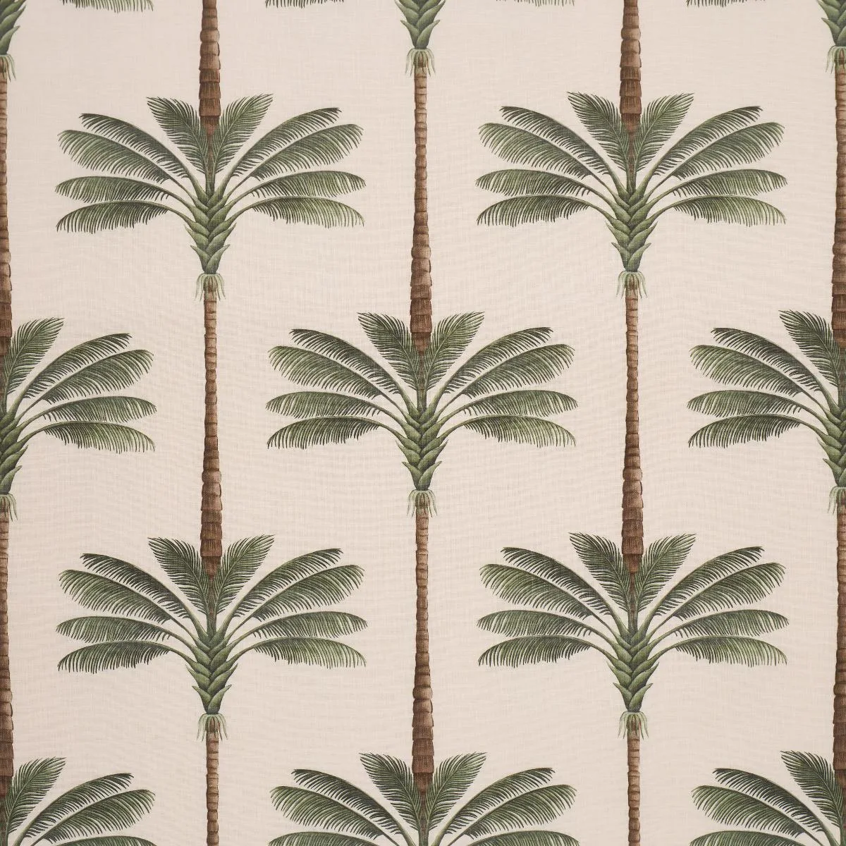 Schumacher 182820 A Palm Is A Palm Print Daylight Evergreen fabric swatch