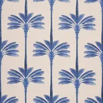 Schumacher 182822 A Palm Is A Palm Print Indigo Palm Grove fabric swatch
