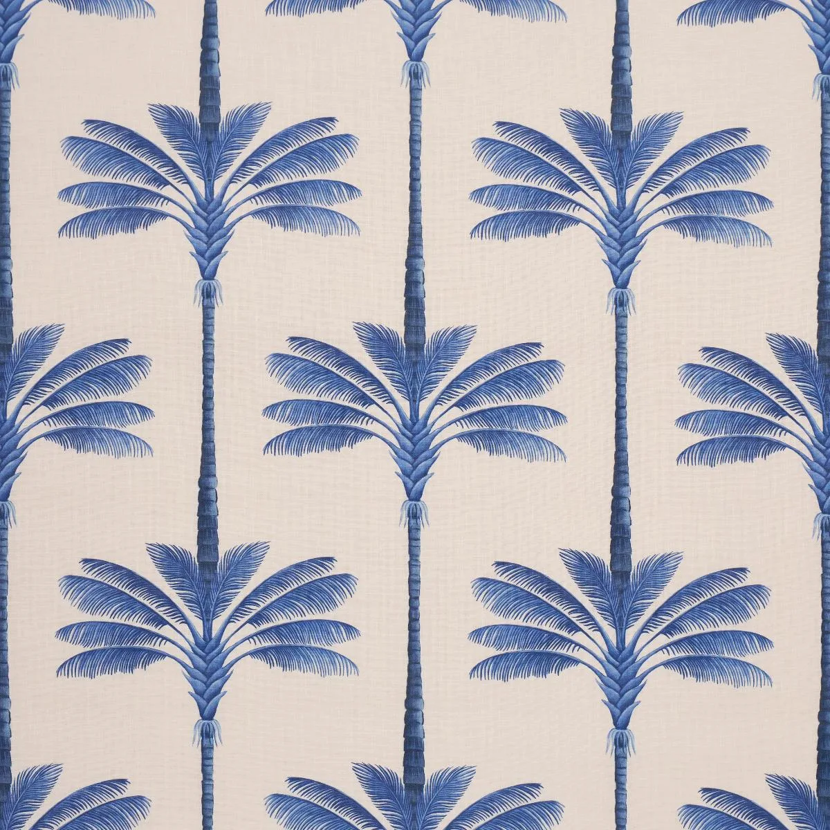 Schumacher 182822 A Palm Is A Palm Print Indigo Palm Grove fabric swatch
