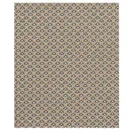 Schumacher 179580 Abelino Camel & Black fabric swatch
