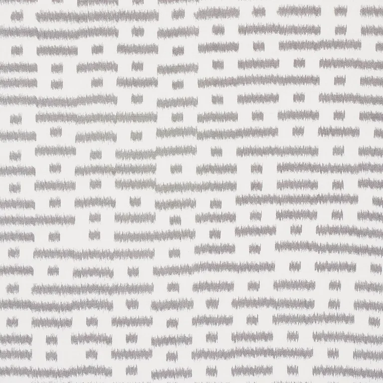Schumacher 80831 Abstract Ikat Charcoal fabric swatch