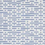 Schumacher 80832 Abstract Ikat Indigo fabric swatch