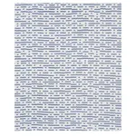 Schumacher 80832 Abstract Ikat Indigo fabric swatch