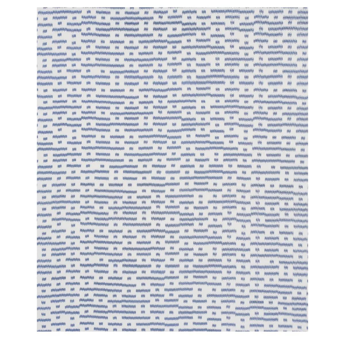 Schumacher 80832 Abstract Ikat Indigo fabric swatch