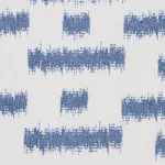 Schumacher 80832 Abstract Ikat Indigo fabric swatch