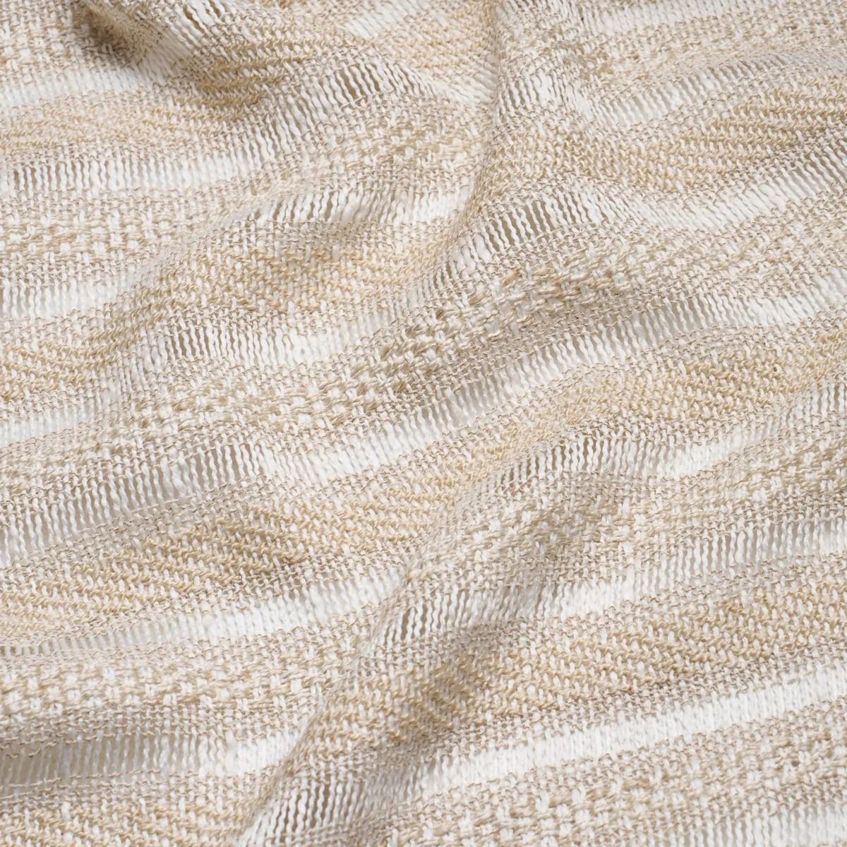Schumacher 73230 Acacia Sheer Natural fabric swatch