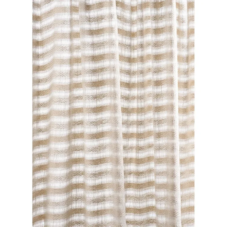 Schumacher 73230 Acacia Sheer Natural fabric swatch