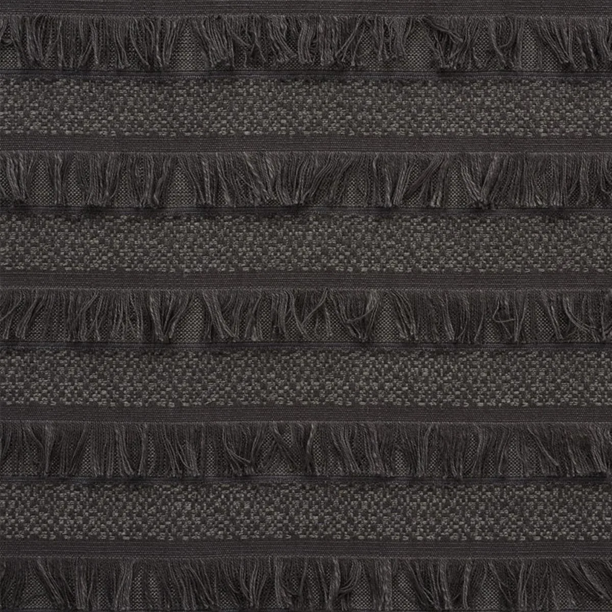 Schumacher 72652 Acadia Charcoal fabric swatch