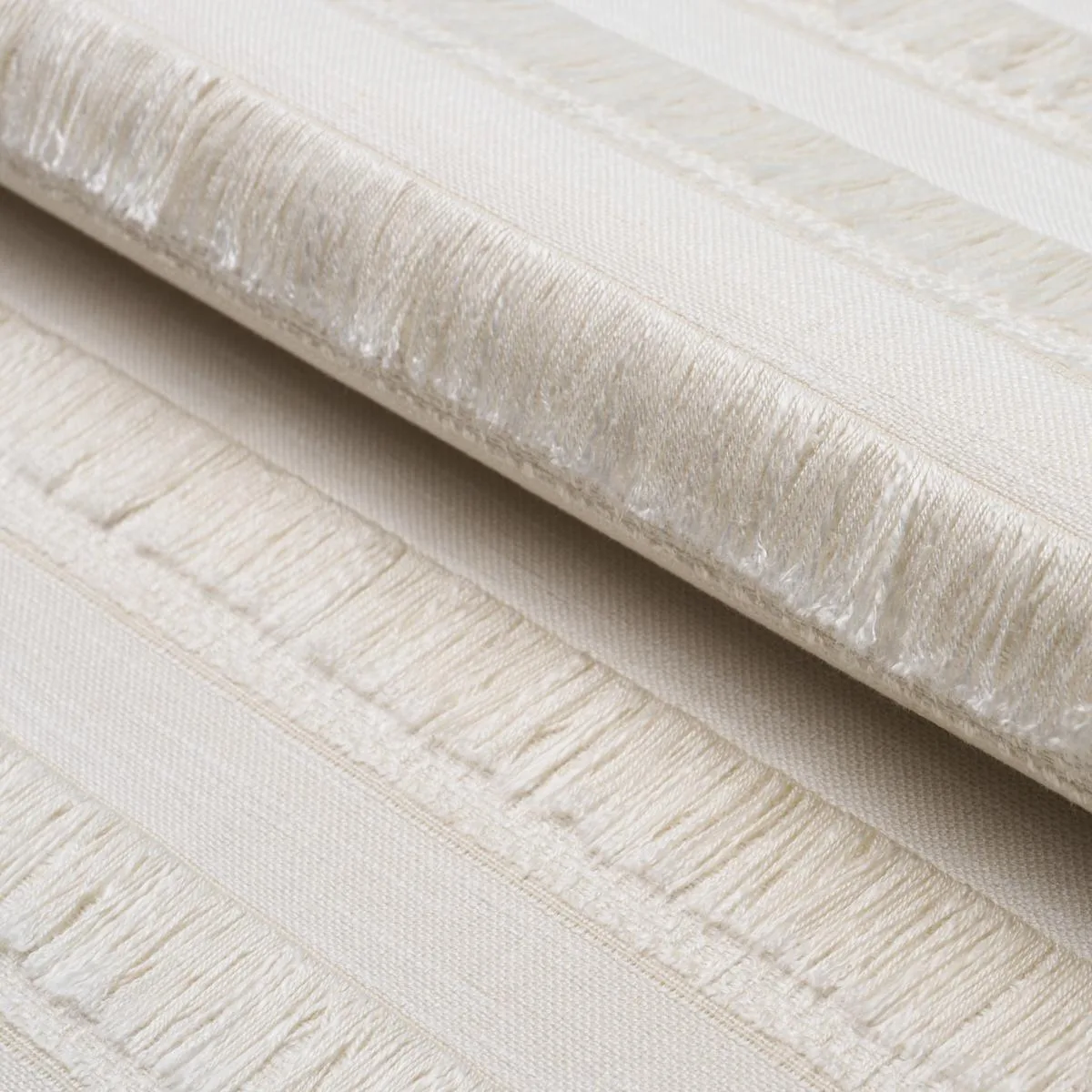 Schumacher 72651 Acadia Ivory fabric swatch