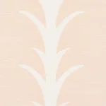Schumacher 177634 Acanthus Stripe Blush fabric swatch