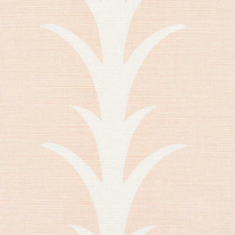 Schumacher 177634 Acanthus Stripe Blush fabric swatch
