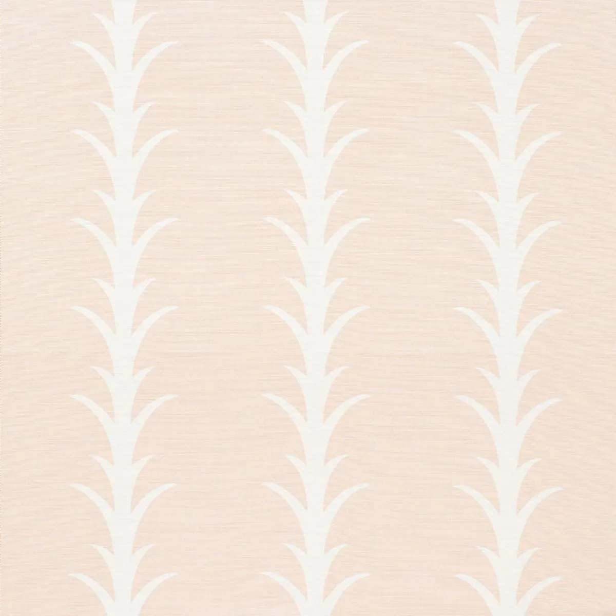 Schumacher 177634 Acanthus Stripe Blush fabric swatch