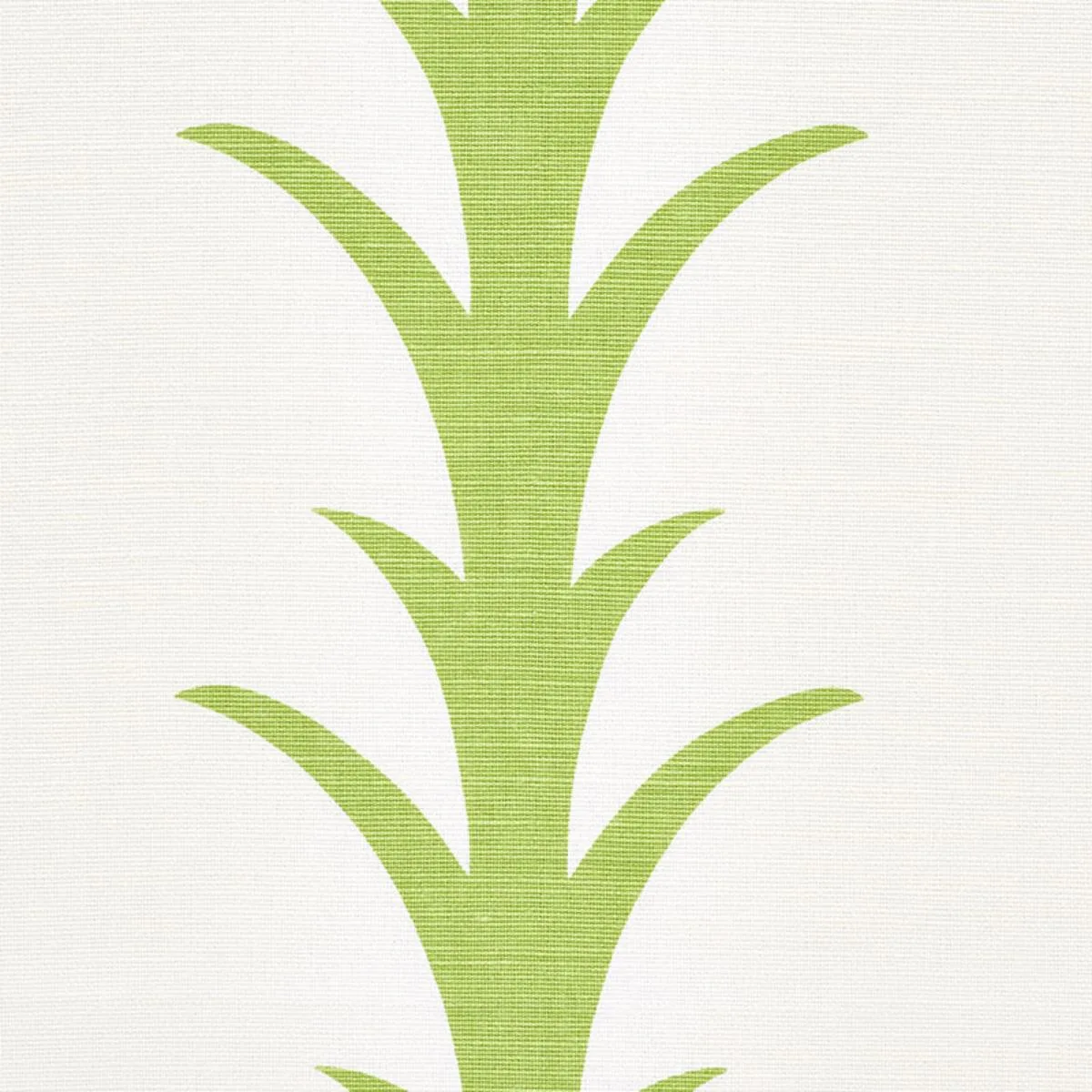 Schumacher 177631 Acanthus Stripe Leaf fabric swatch