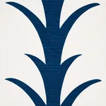 Schumacher 177635 Acanthus Stripe Navy fabric swatch
