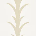 Schumacher 177630 Acanthus Stripe Sand fabric swatch