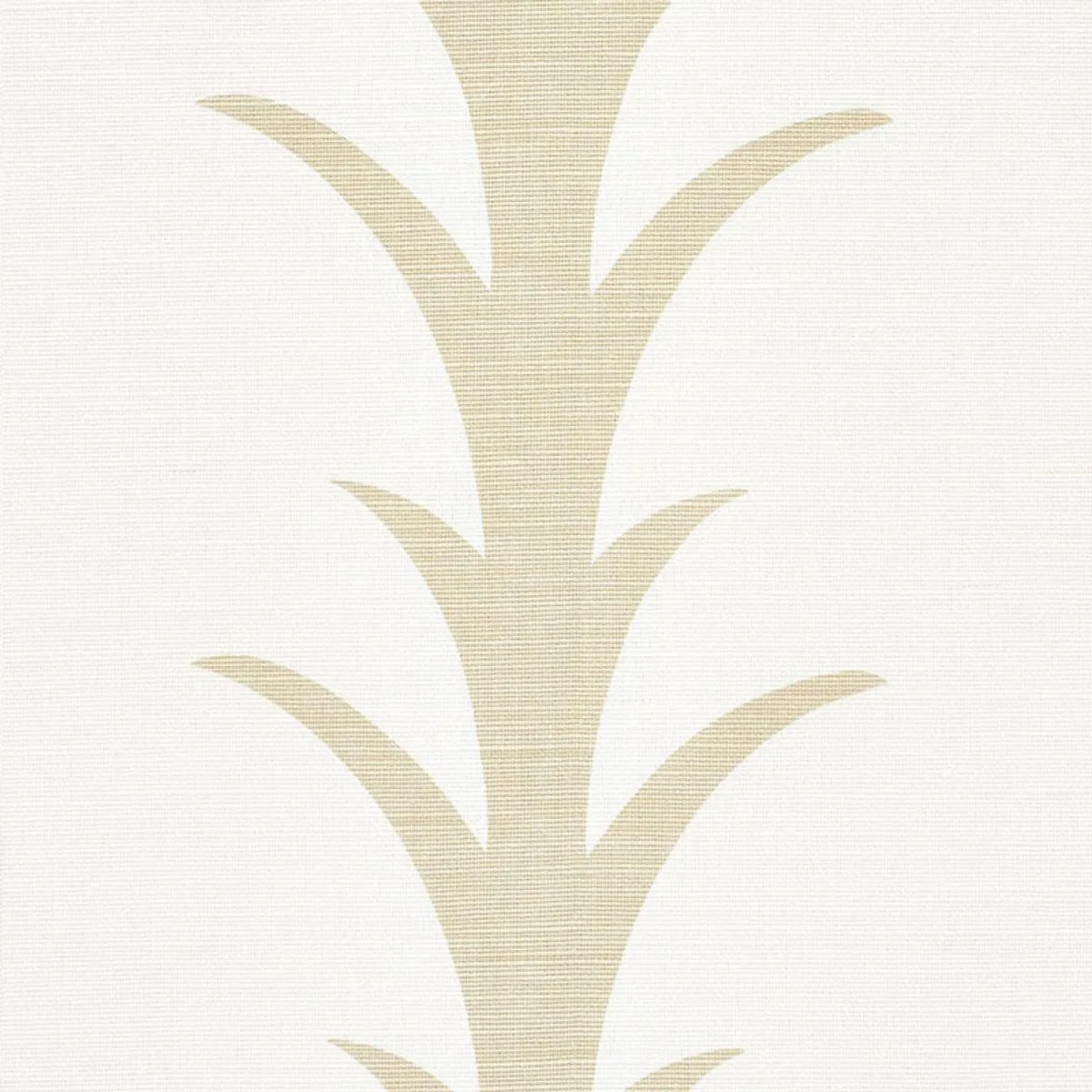 Schumacher 177630 Acanthus Stripe Sand fabric swatch