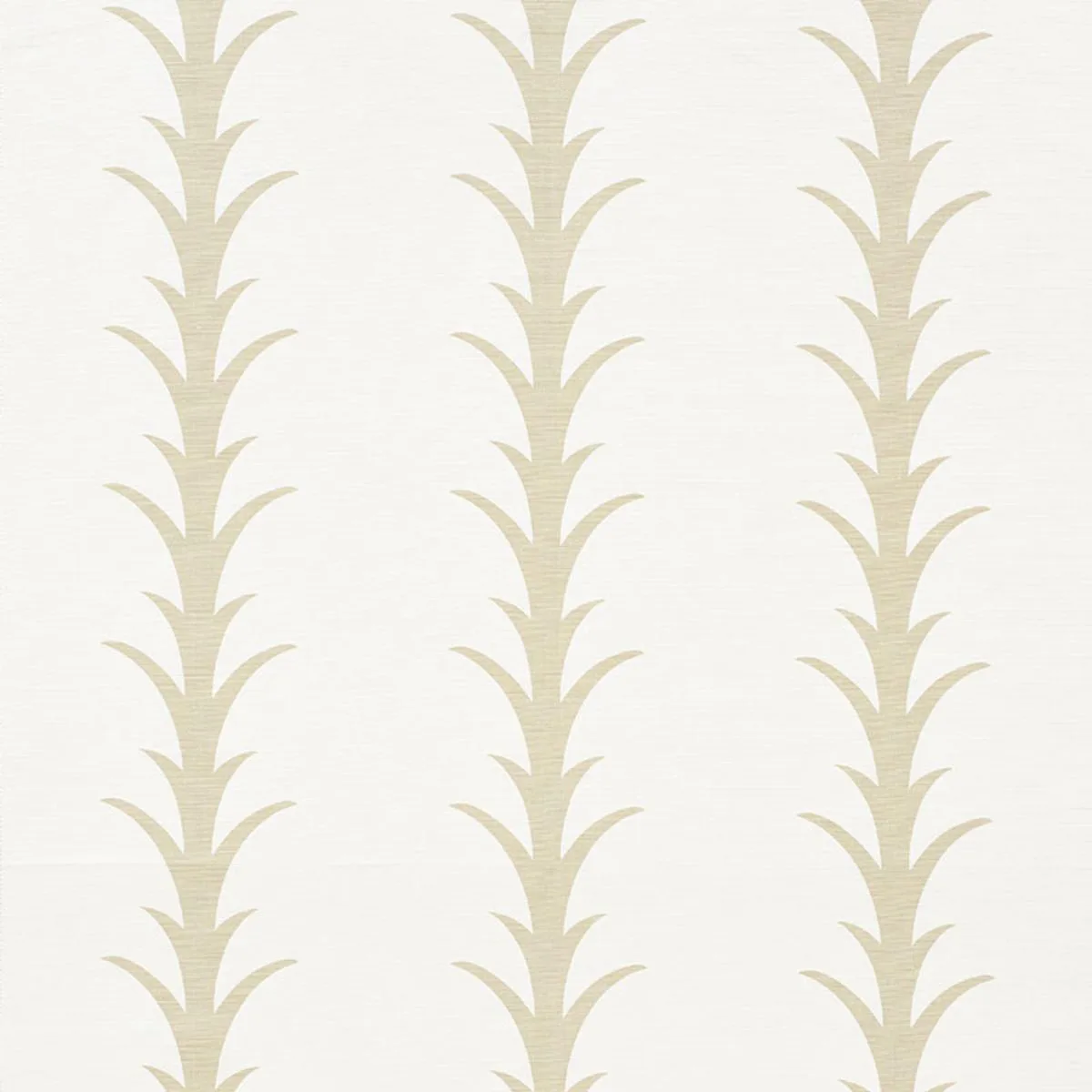 Schumacher 177630 Acanthus Stripe Sand fabric swatch