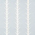 Schumacher 177633 Acanthus Stripe Sky fabric swatch