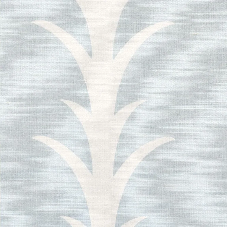 Schumacher 177633 Acanthus Stripe Sky fabric swatch