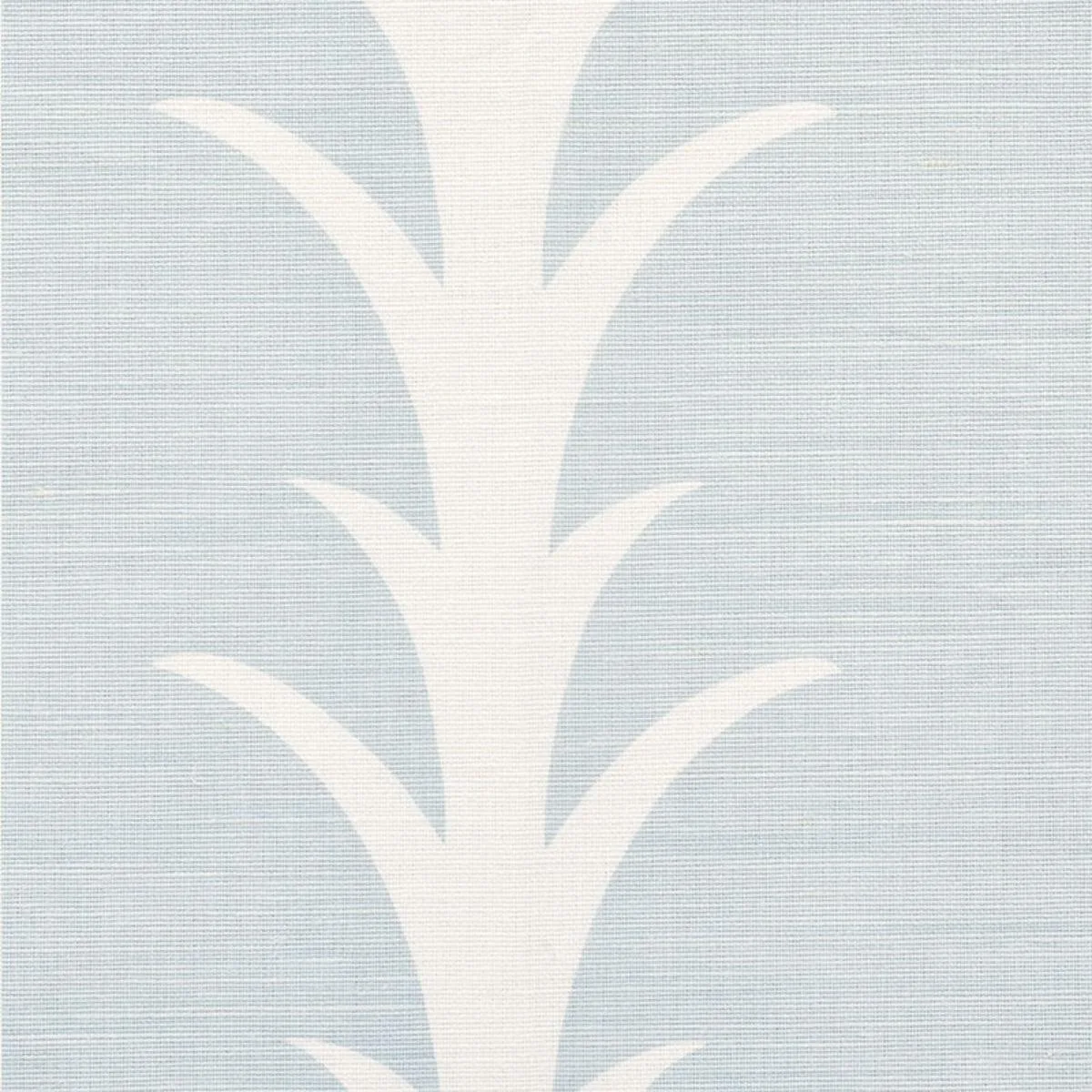 Schumacher 177633 Acanthus Stripe Sky fabric swatch