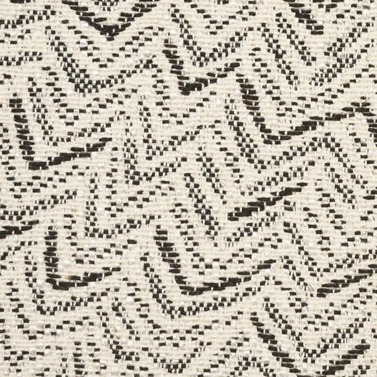 Schumacher 76721 Adagio Black fabric swatch
