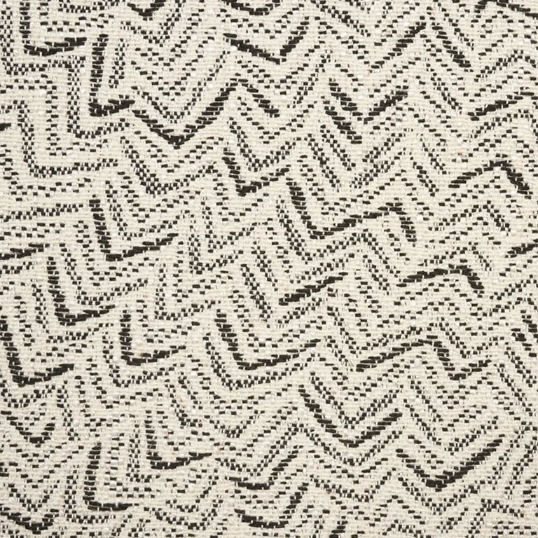 Schumacher 76721 Adagio Black fabric swatch