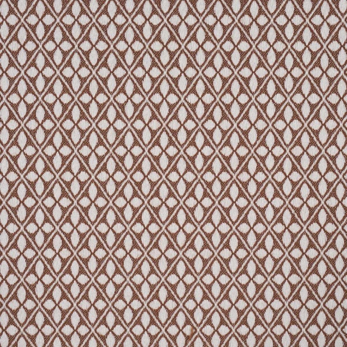 Schumacher 87082 Adams Damask Brown fabric swatch