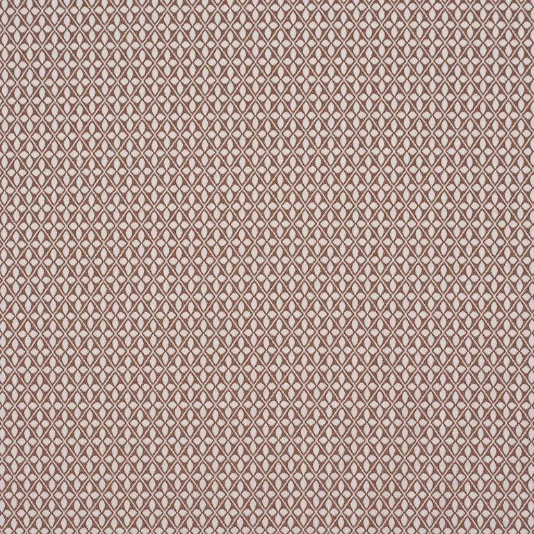 Schumacher 87082 Adams Damask Brown fabric swatch