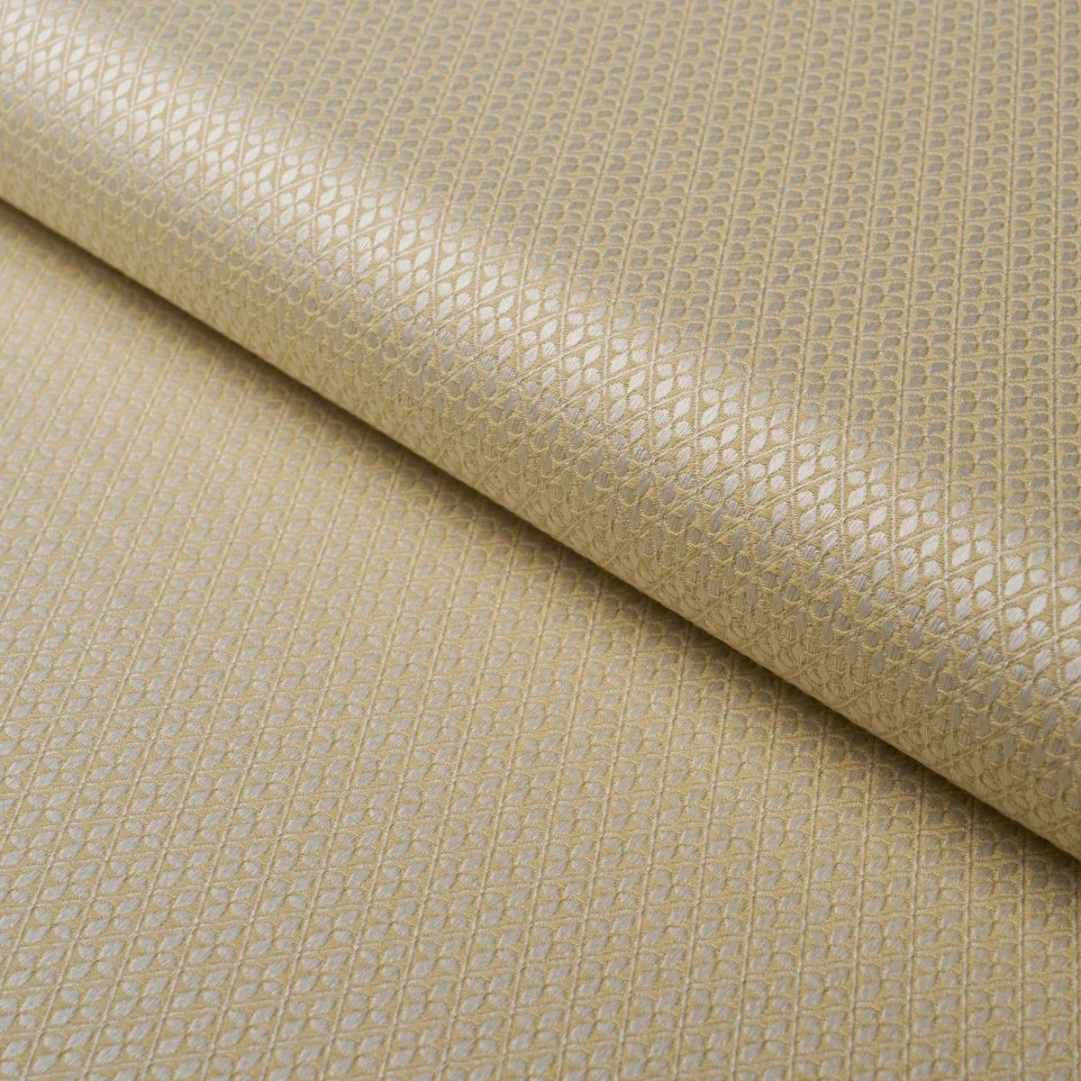 Schumacher 87081 Adams Damask Neutral fabric swatch