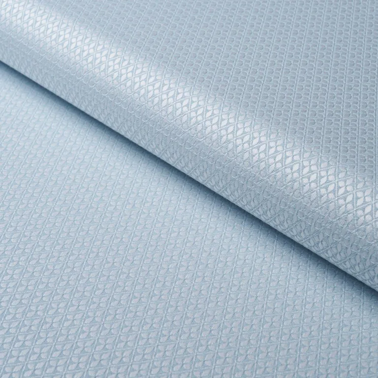 Schumacher 87083 Adams Damask Robin's Egg fabric swatch