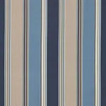 Schumacher 66002 Addison Cotton Stripe Indigo fabric swatch