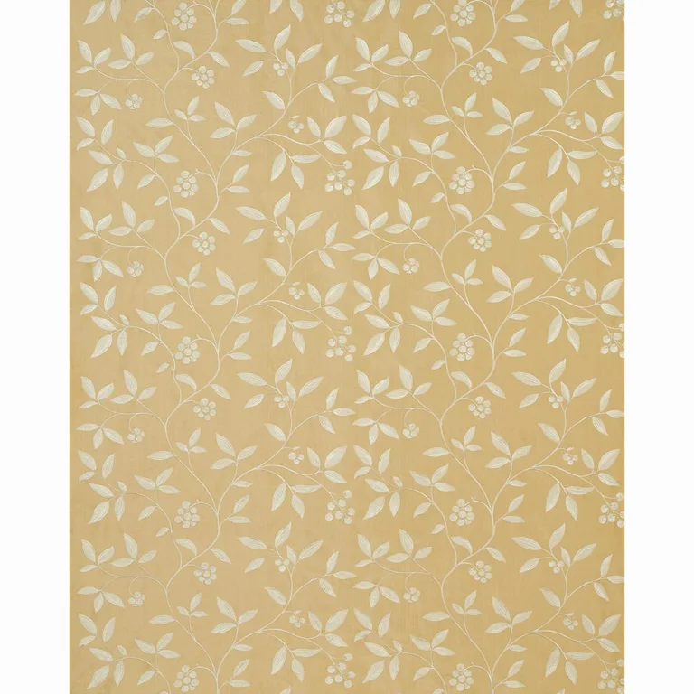 Schumacher 64331 Adelaide Embroidery Blonde fabric swatch