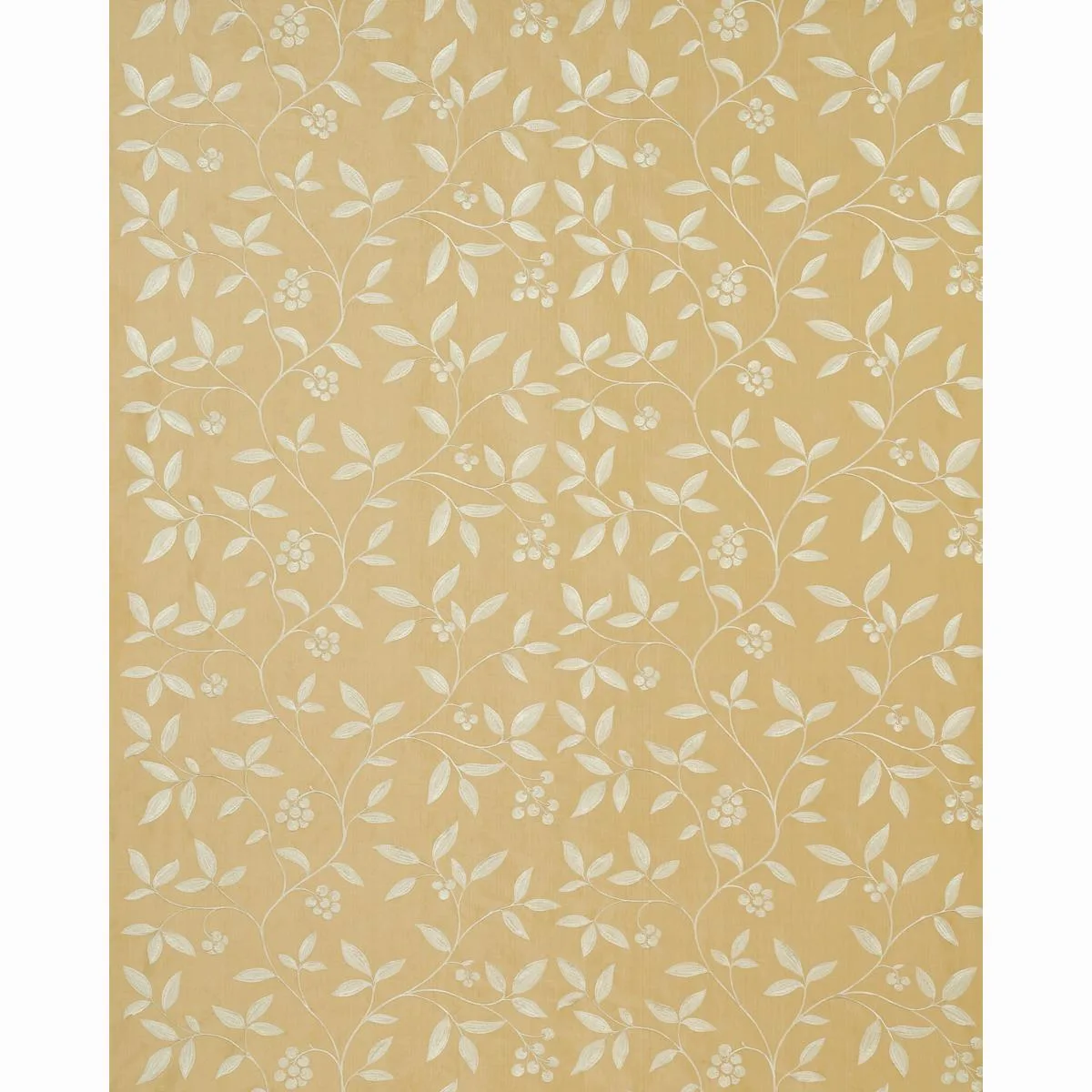 Schumacher 64331 Adelaide Embroidery Blonde fabric swatch