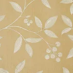 Schumacher 64331 Adelaide Embroidery Blonde fabric swatch