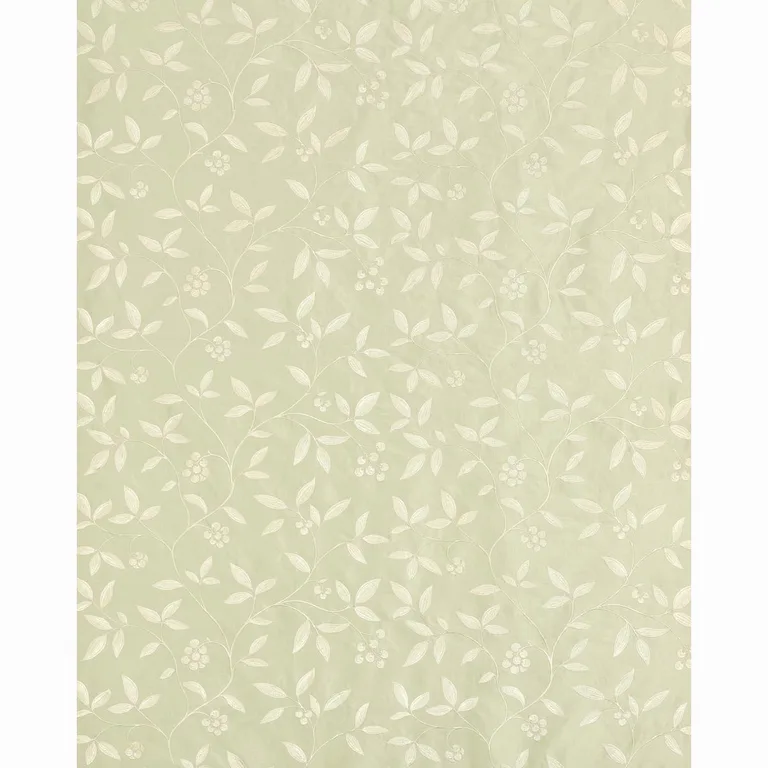 Schumacher 64332 Adelaide Embroidery Ciel fabric swatch