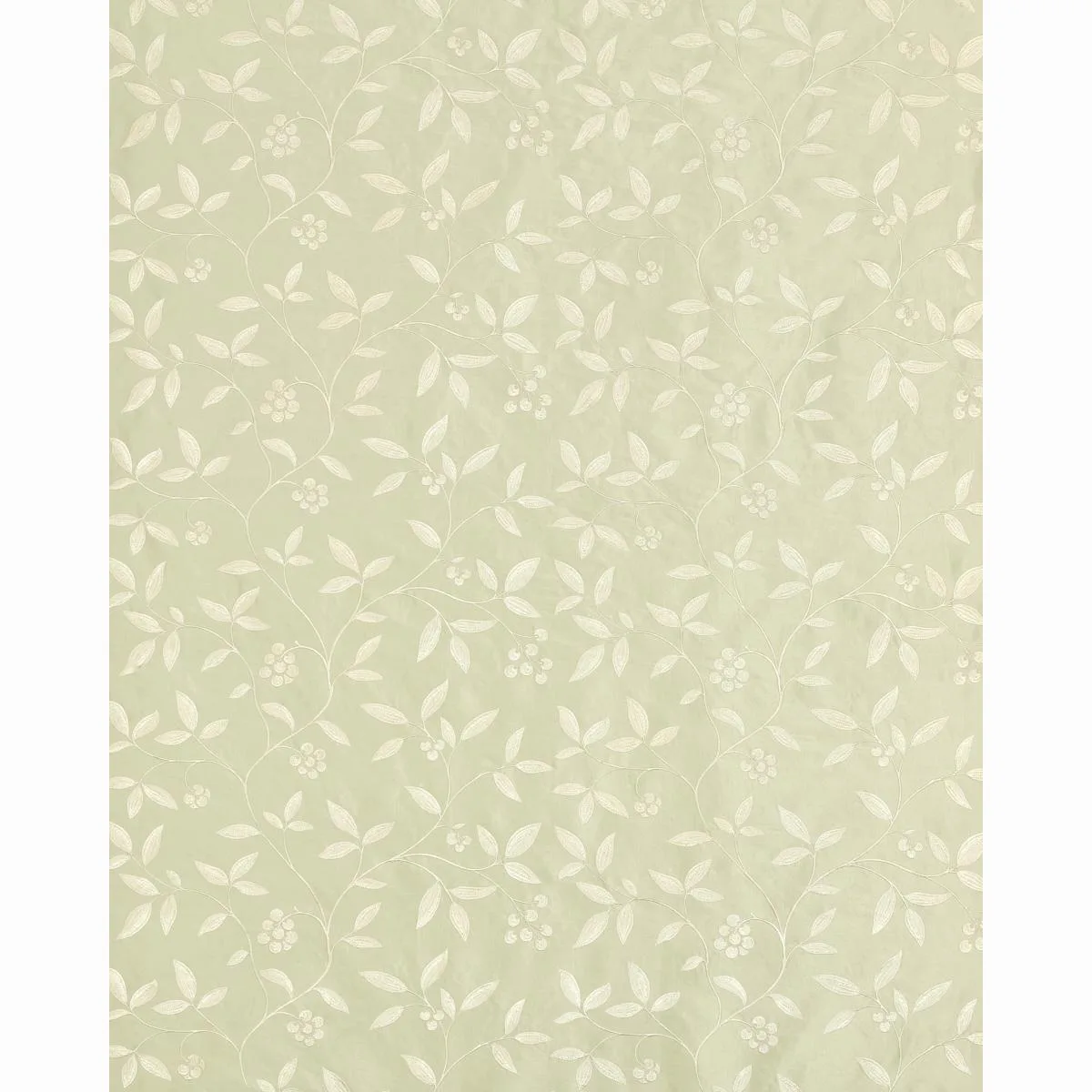 Schumacher 64332 Adelaide Embroidery Ciel fabric swatch
