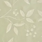 Schumacher 64332 Adelaide Embroidery Ciel fabric swatch