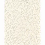 Schumacher 55980 Adia Sheer Embroidery Parchment fabric swatch
