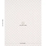 Schumacher 179365 Aditi Hand-Block Print Blush fabric swatch