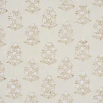 Schumacher 179363 Aditi Hand-Block Print Sage fabric swatch