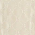 Schumacher 65752 Agadir Embroidery Champagne fabric swatch