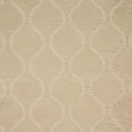 Schumacher 65750 Agadir Embroidery Chanterelle fabric swatch